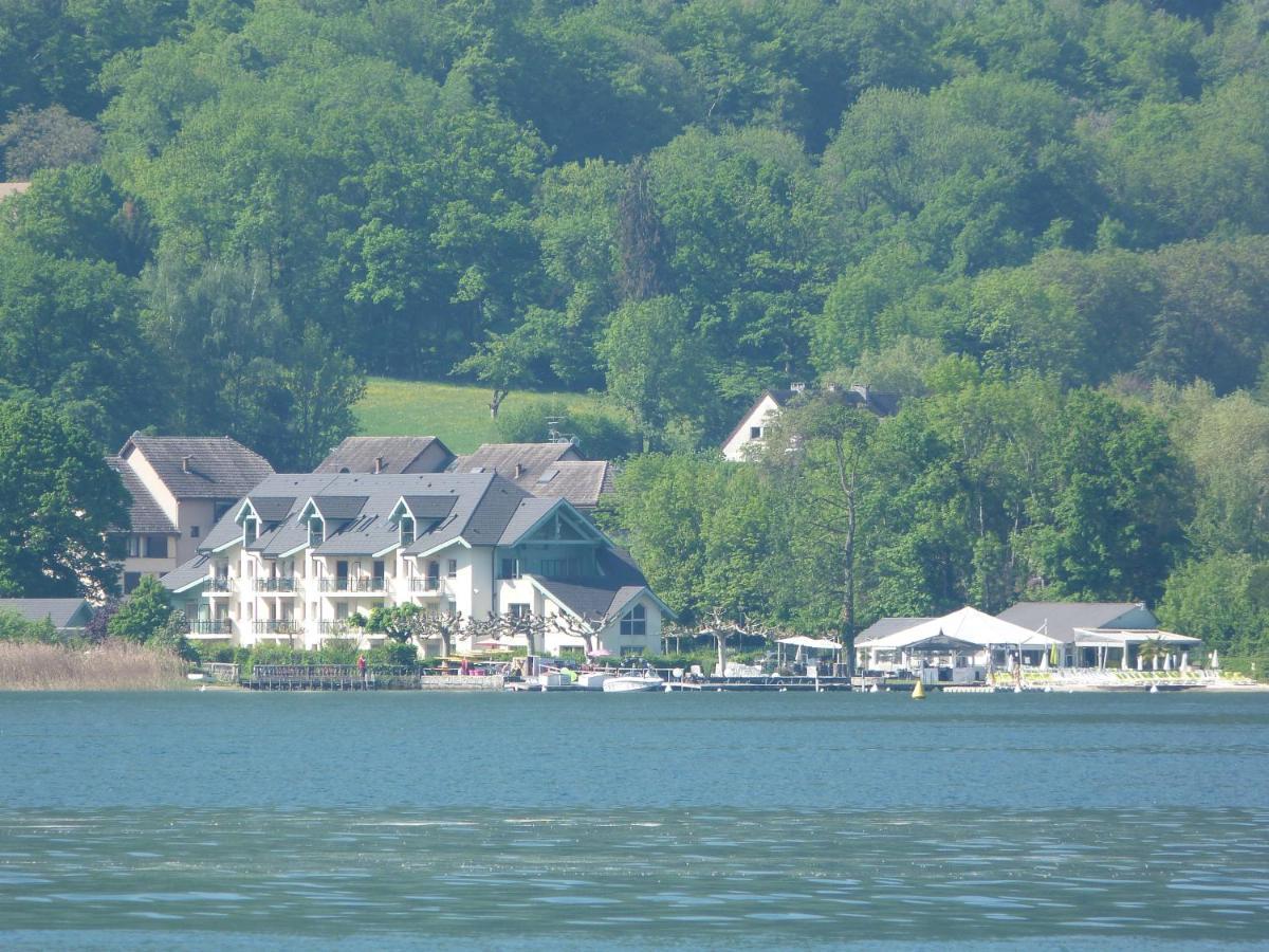 Au Bord Du Lac D'Annecy, Logement Type Loft, Dans Residence Avec Plage Et Ponton Privee ดูแอ็งต์ ภายนอก รูปภาพ