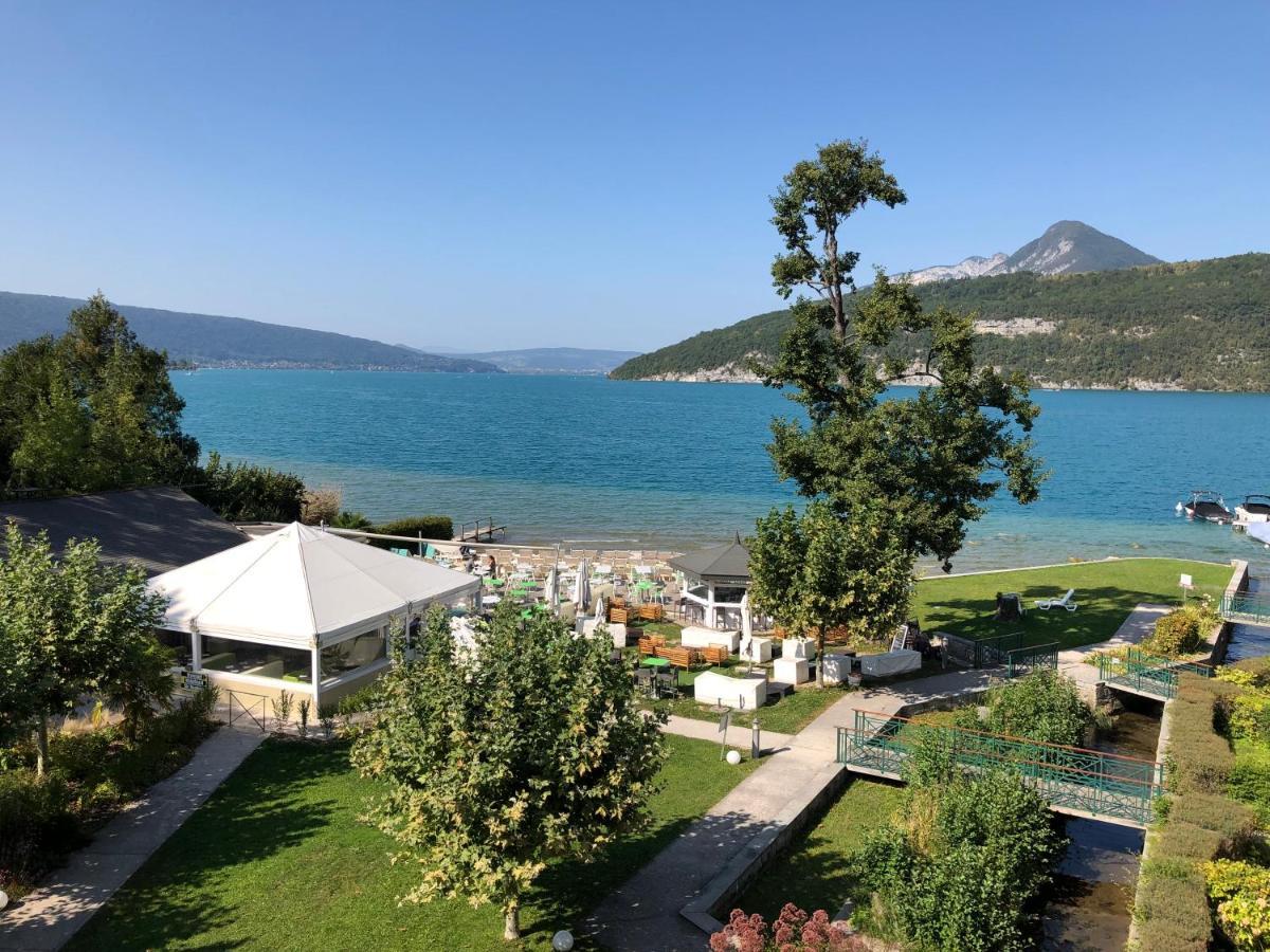 Au Bord Du Lac D'Annecy, Logement Type Loft, Dans Residence Avec Plage Et Ponton Privee ดูแอ็งต์ ภายนอก รูปภาพ