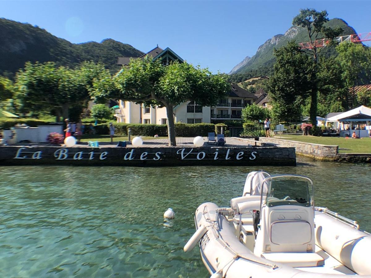 Au Bord Du Lac D'Annecy, Logement Type Loft, Dans Residence Avec Plage Et Ponton Privee ดูแอ็งต์ ภายนอก รูปภาพ