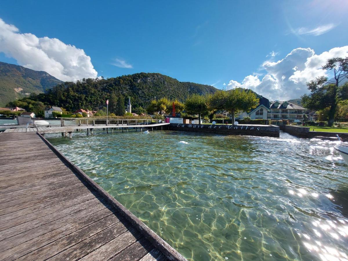 Au Bord Du Lac D'Annecy, Logement Type Loft, Dans Residence Avec Plage Et Ponton Privee ดูแอ็งต์ ภายนอก รูปภาพ